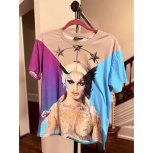 Aquaria Graphic Short Sleeve T-Shirt Size Small